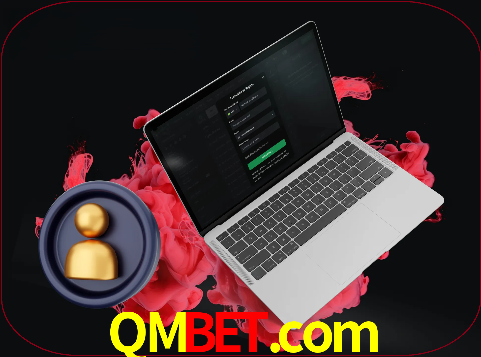 No cabeçalho do site qmbet, clique no botão que o levará a um formulário especial onde terá de introduzir as suas informações actuais.