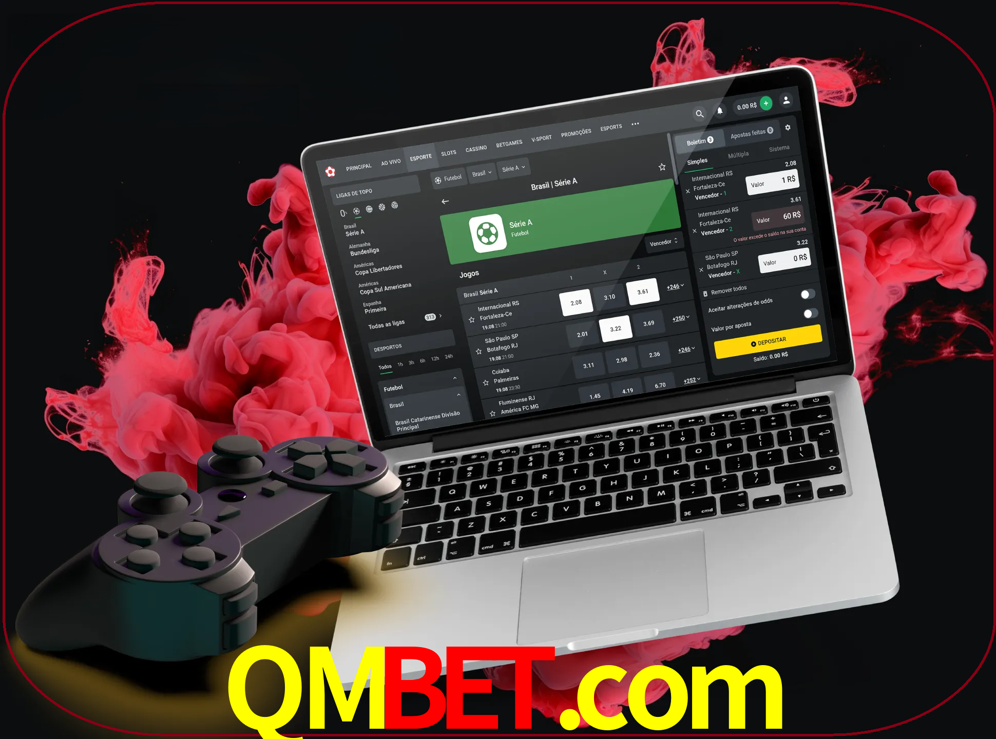 Visite a secção especial de jogos de vídeo em qmbet para descobrir em que jogos pode apostar e ganhar muito dinheiro.