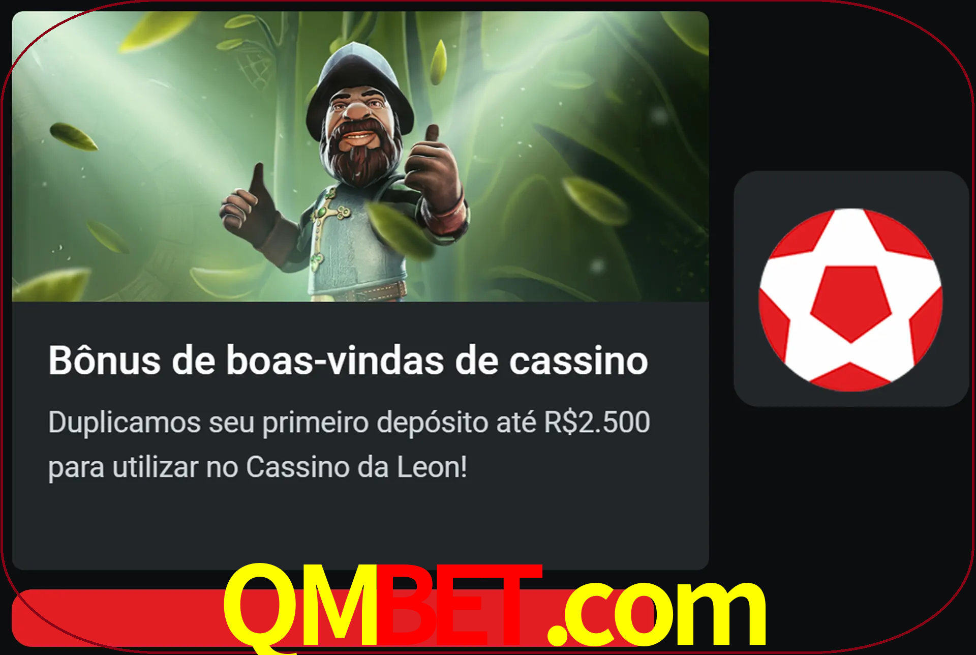 Receba seu dinheiro do bônus de boas-vindas após o primeiro depósito.